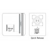 Suporte de parede universal de TV/monitor até 37"