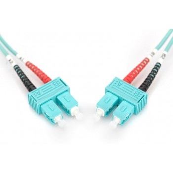 Fibra Óptica Multimode Patch Cord, OM 3, SC / SC