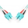 Fibra Óptica Multimode Patch Cord, OM 3, SC / SC