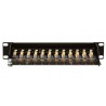Painel de conectores DIGITUS CAT 5, Classe D, revestido