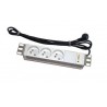 Tomada elétrica para painel 10", 3x230V, 1U