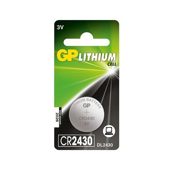 Pilha GP Lithium 3V CR2430