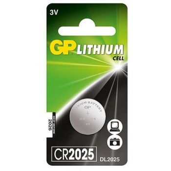 Pilha GP Lithium 3V CR2025