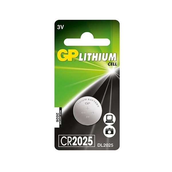 Pilha GP Lithium 3V CR2025