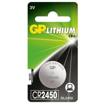 Pilha GP Lithium 3V CR2450