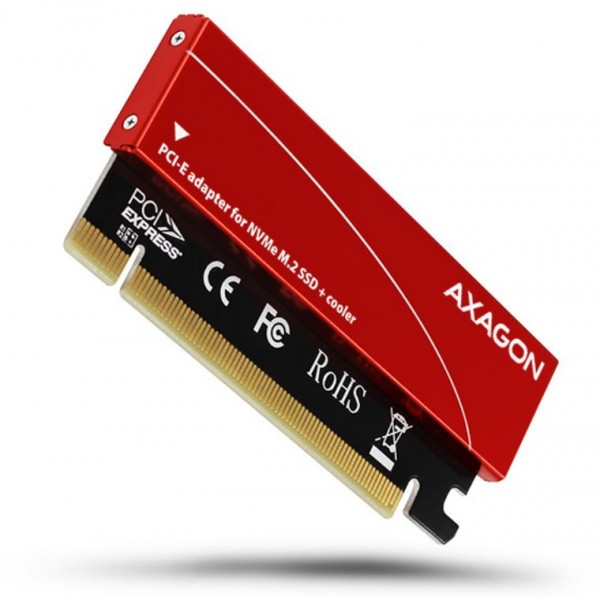 Adaptador AXAGON PCI-E NVMe M.2 SSD
