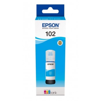102 EcoTank Cyan ink bottle