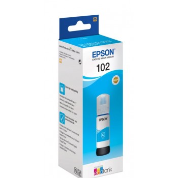 102 EcoTank Cyan ink bottle