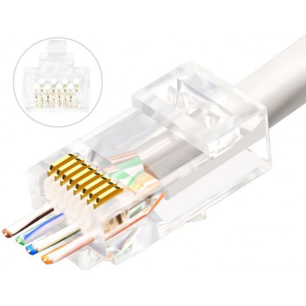 MicroConnect Modular EZ Plug RJ45 8P8C CAT6