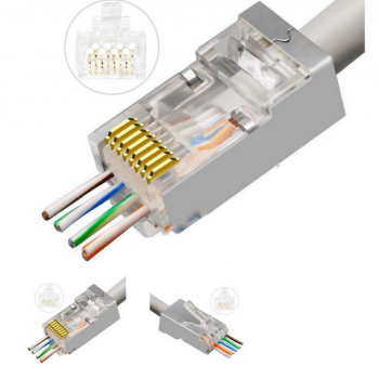 Modular EZ Plug RJ45 CAT6a