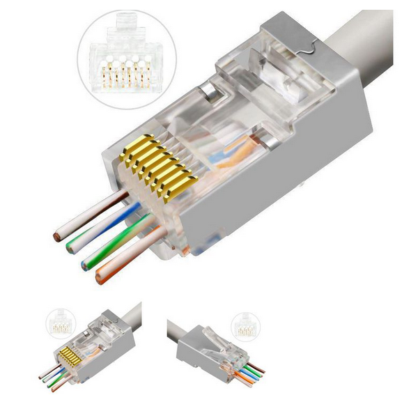 Modular EZ Plug RJ45 CAT6a