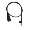Jabra QD cord, straight, mod plug