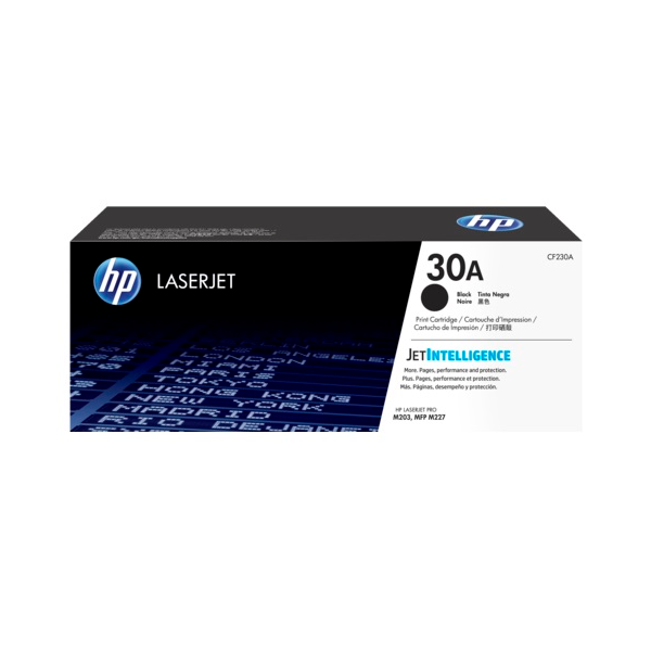 HP 30A Black Original LaserJet Toner Cartridge (CF230A)