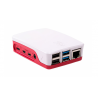 Caixa branca/vermelha para Raspberry Pi 4 model B