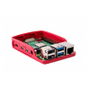 Caixa branca/vermelha para Raspberry Pi 4 model B