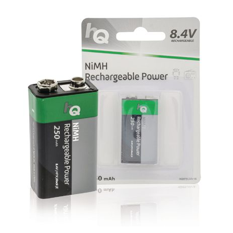 Pilha LR22 recarregável 9V 250mAh