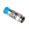 Ficha F de compressão p/ cabo RG6