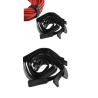 Abraçadeiras de velcro com fivela de plástico 500x20mm - preto - [5unid.]