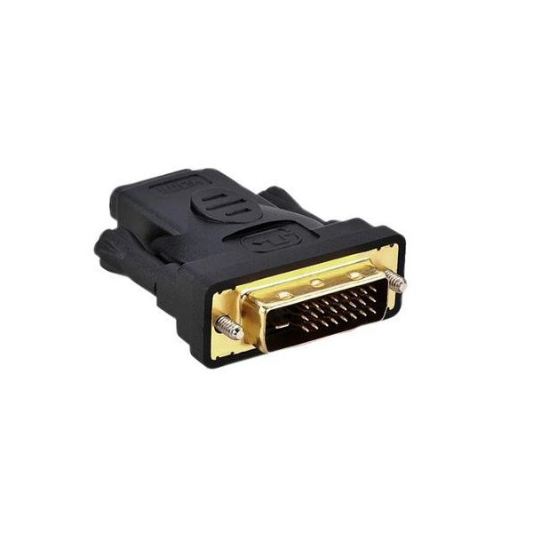 Adaptador HDMI Fêmea 1.3 a DVI-D Macho goldplated preto