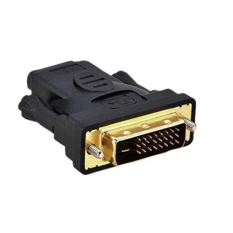 Adaptador HDMI Fêmea 1.3 a DVI-D Macho goldplated preto