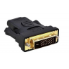 Adaptador HDMI Fêmea 1.3 a DVI-D Macho goldplated preto