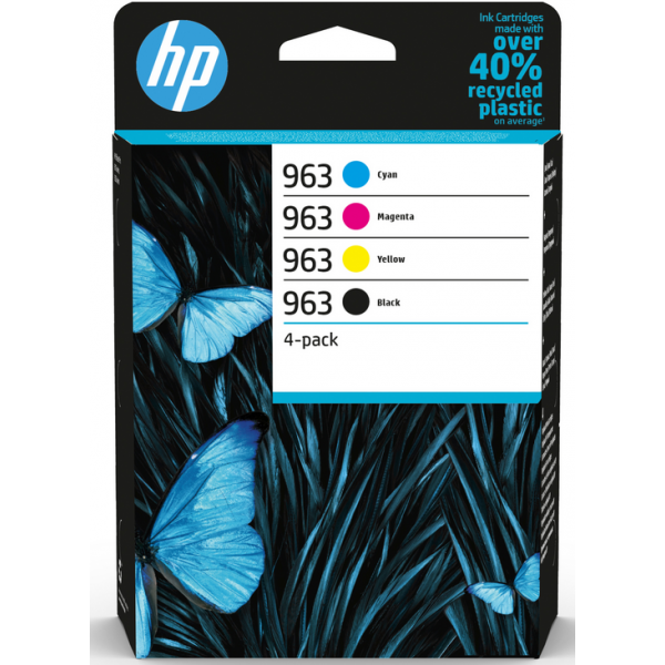 HP 963 CMYK Original Ink Cartridge 4-Pack
