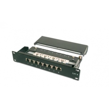 Patch panel CAT6 10" 8xSTP...