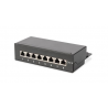 Desktop CAT6 patch panel shielded8-port RJ45 8P8C
