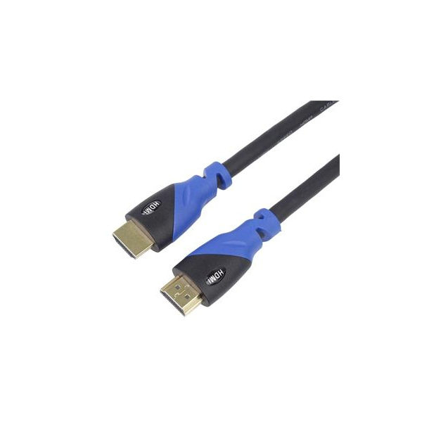 Cabo HDTV 4K@60Hz HDMI2.0 cable Color+gold plated 0.5m