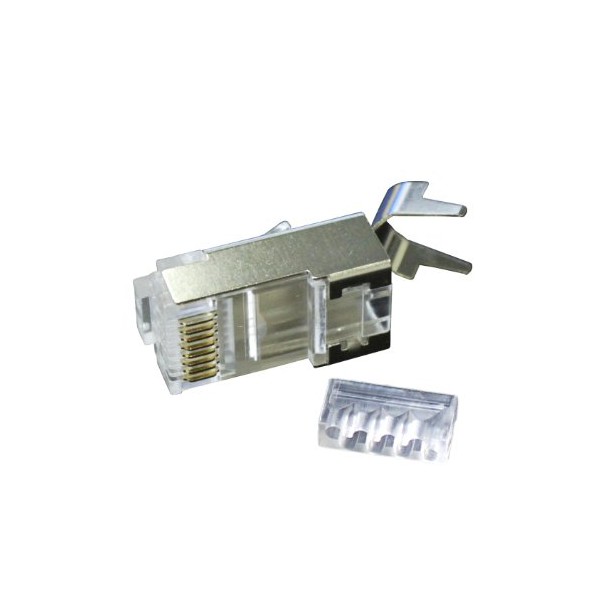 Ficha RJ45 Blindada CAT6 AWG23