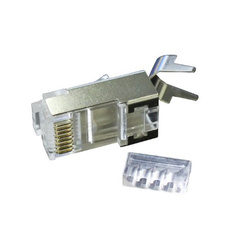 Ficha RJ45 Blindada CAT6 AWG23