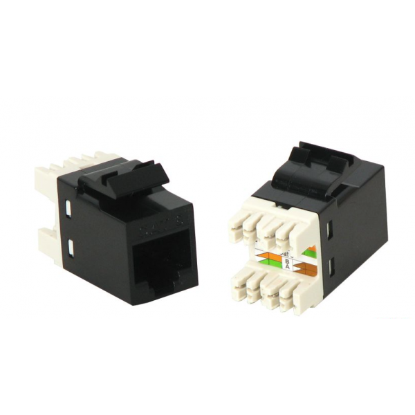 Conetor Keystone UTP RJ45 Cat.6 Preto