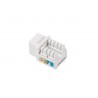 Conetor UTP RJ45 Cat.5E auto cravar F branco