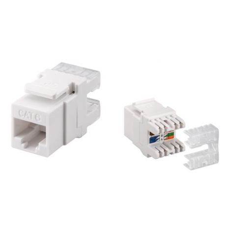 Conetor UTP RJ45 Cat.6 cravar F branco