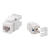 Conetor UTP RJ45 Cat.6 cravar F branco