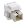 Adaptador Keystone Acoplador F.O. SX SC-SC branco