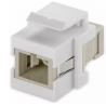 Adaptador Keystone Acoplador F.O. SX SC-SC branco
