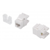 Conetor Keystone RJ45 180º UTP Cat.6 branco