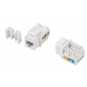 Conector Keystone RJ45 90º UTP Cat.6 Branco