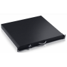 Gaveta frontal 1U rack 19" preta
