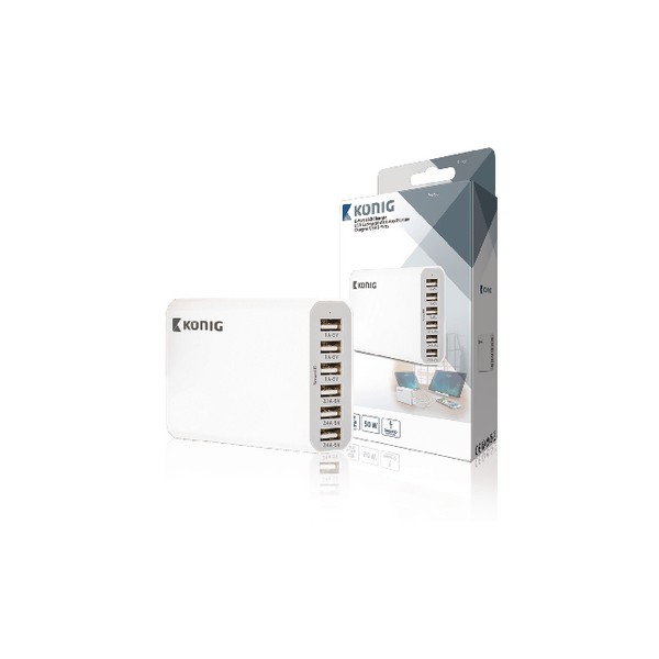 Carregador USB 6 portas