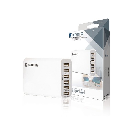 Carregador USB 6 portas