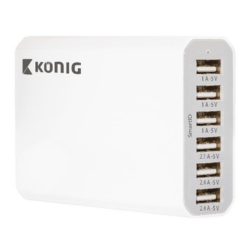 Carregador USB 6 portas