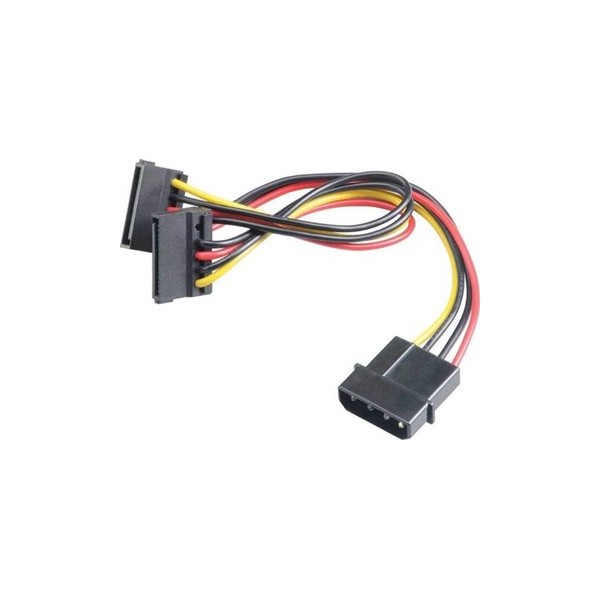 Cabo conversor Molex - 2x SATA