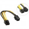 Cabo adaptador PCI-E 6pin - 8pin ATX 12V