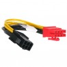 Cabo adaptador PCI-E 6pin - PCI-E v2.0 8pin