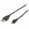 Cabo USB 2.0 Tipo A - Mini B 4pin