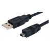 Cabo USB 2.0 tipo A - Mini B 4pin