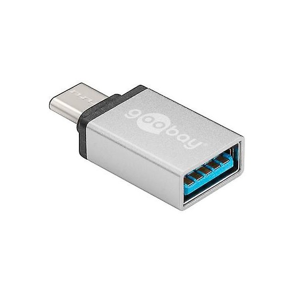 Adaptador USB Tipo A - Tipo C Fêmea metálico
