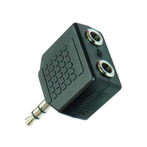 Adaptador Stereo jack 3.5 - 2x3.5